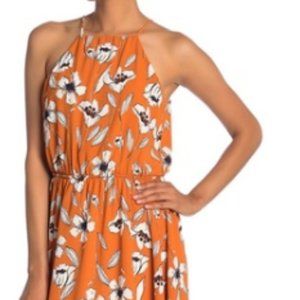 💥PRICE DROP NWT Vanity Room Mustard Floral Dress